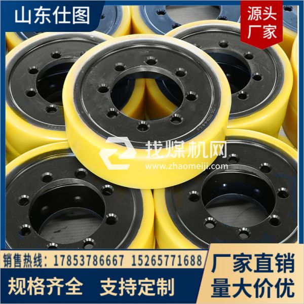 供應(yīng)礦用單軌吊驅(qū)動輪 承載輪 操作簡單 安裝方便 不脫膠 耐磨 仕圖